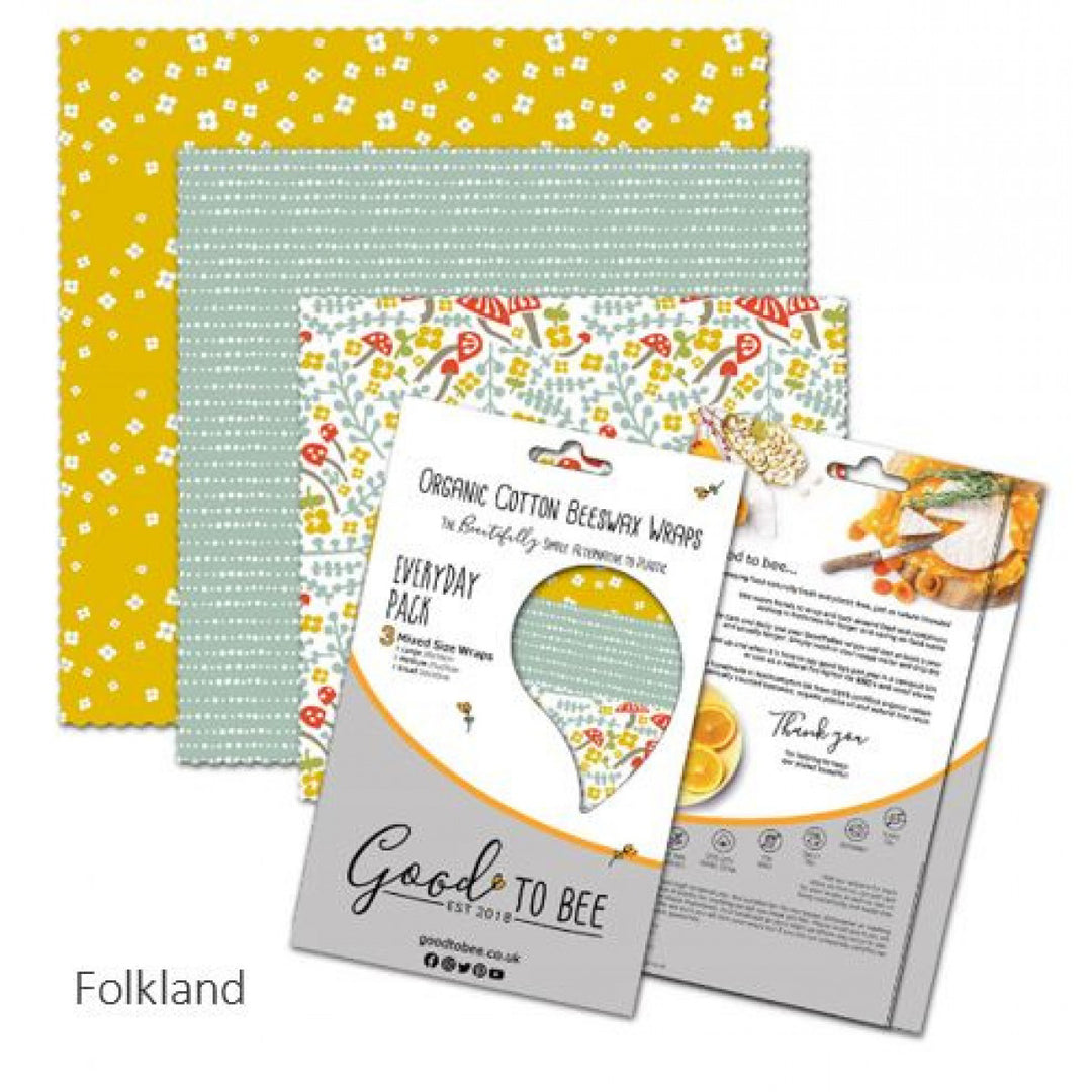 Beeswax Food Wraps.  3 sizes sold in one pack.  Great Eco product Sold by Julu