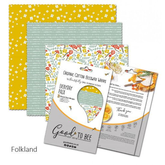 Beeswax Food Wraps.  3 sizes sold in one pack.  Great Eco product Sold by Julu