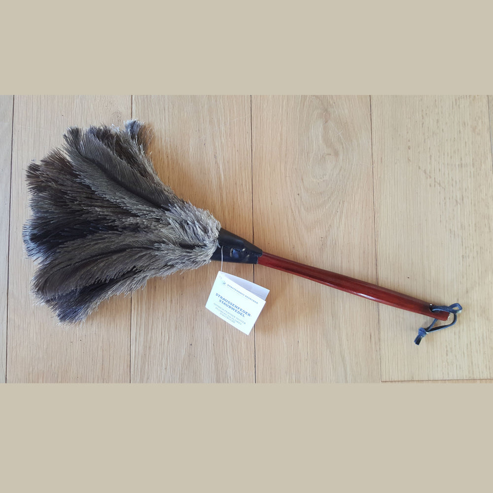 Practical 35cm Ostrich brush Sold by Julu Made by Redecker