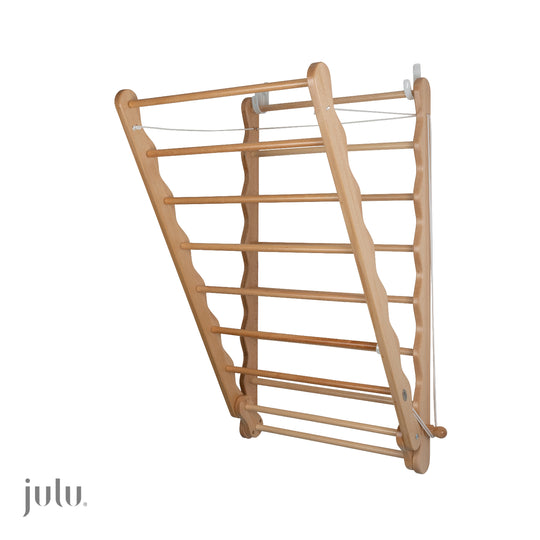 Bunty Beech Natural | Wall Mounted Clothes Dryer Rack