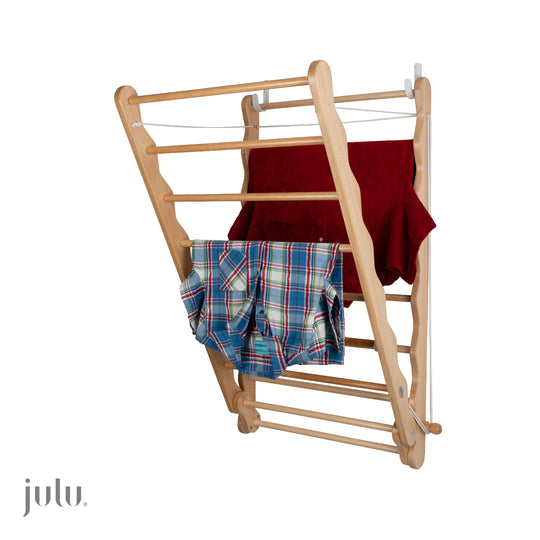 Bunty Beech Natural | Wall Mounted Clothes Dryer Rack