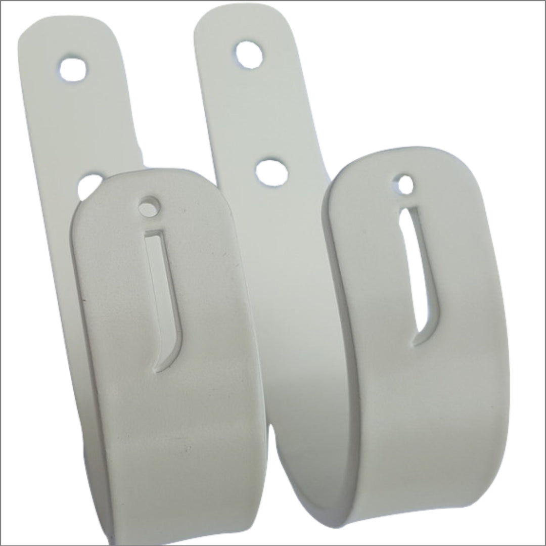 White Extra Brackets for the Julu Laundry Ladder clothes airer
