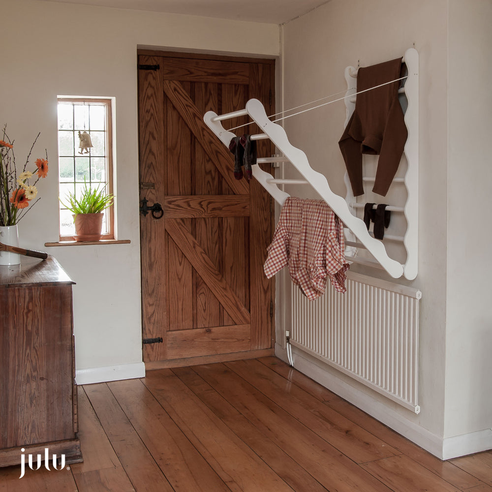 Image of wall mounted clothes airer in Entrance Hall by Julu