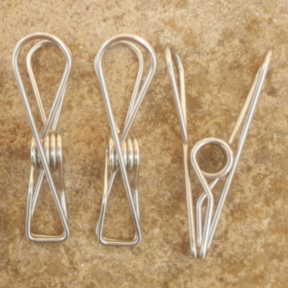 Stainless Steel Peg.  Sold in packs of 4  Sold by Julu