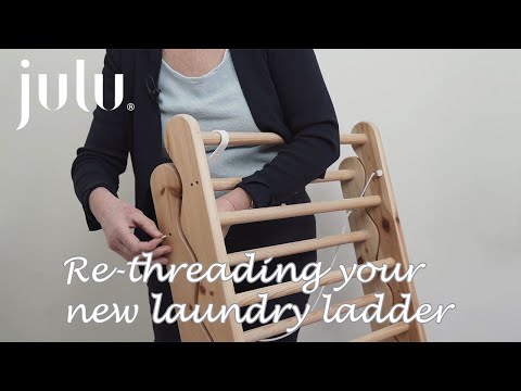 Video from Julu to show how to re-thread your laundry ladder.