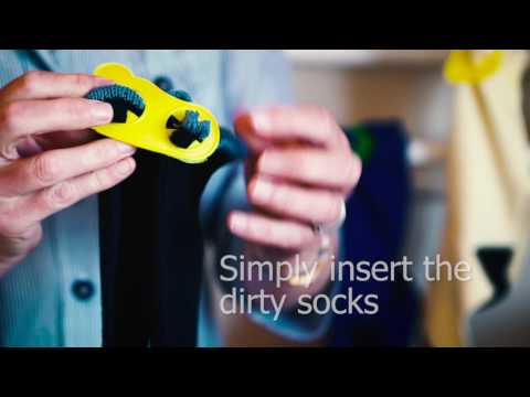 Video showing Sock Sorter pack of 9.  Little feet make great stocking fillers Sold by Julu
